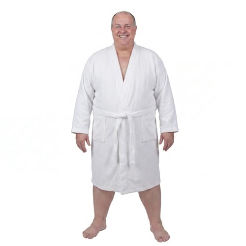 Peignoir long Joey ADAMO en coton confortable pour homme