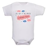 Body bébé à message humoristique 