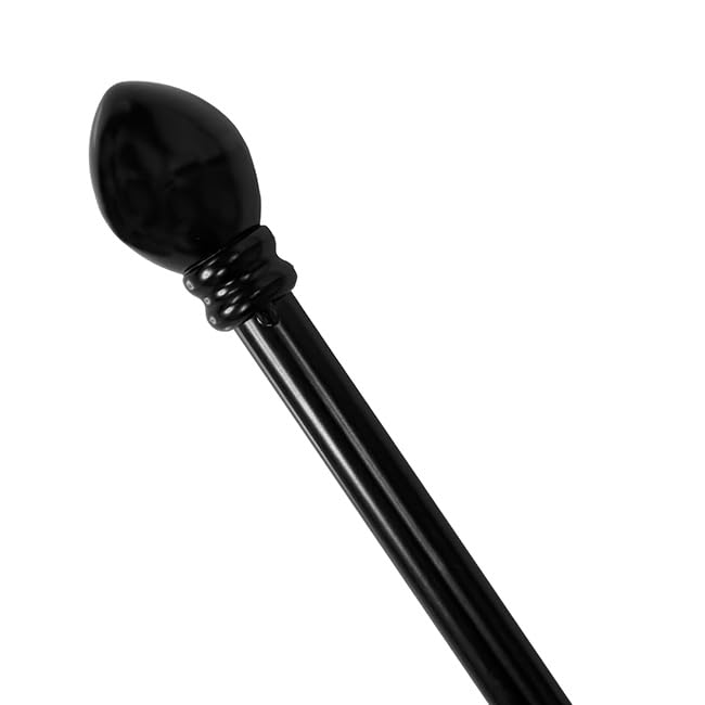 Miniatura 6 de Compra a granel de 12 postes para valla de jardín Panacea 87102, color negro, 37.5 pulgadas de alto cada uno