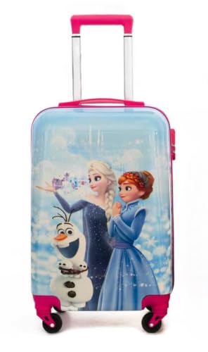 Image of ADSON Abs Kids Trolley 360 Rotating Luggage 360 Degree Wheels Princess Non-Breakable 20 Inch Kids Hardsided Suitcase with 4 Wheels, 360 Degree Wheel Travel Trolley Bag