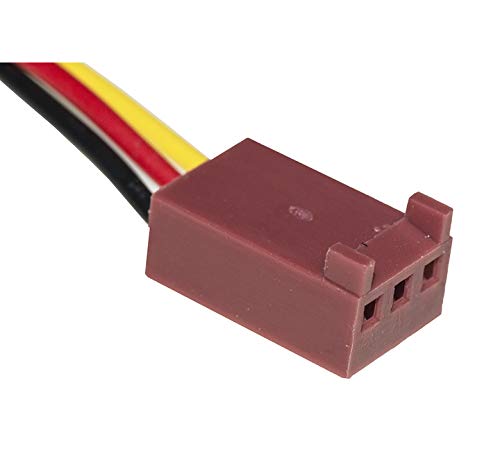 Link LKV4010 - Ventola 40x40x10 mm 12V – Connettore 3 Fili con Viti Incluse, Raffreddamento Elettronico per PC e Apparecchiature