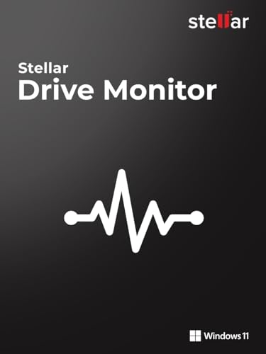 Stellar Drive Monitor 11 - All-in-One Software zur Laufwerksüberwachung | Standard | 1 Gerät | 1 Jahr | PC Aktivierungscode per Email