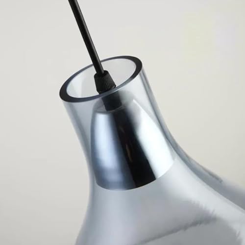 Lámpara de cristal ámbar para comedor moderno y techos de dormitorios íntimos 6