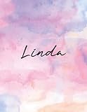  Linda: Journal Notebook Gray for Writing and Drawing, Blank  Calligraphy Dot Grid Journals  8.5 x 11 inch - V.774
