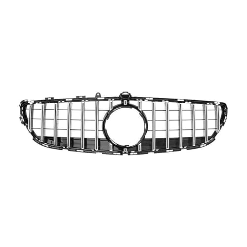Parrilla delantera estilo GT en negro y plata para renovar el parachoques de tu Benz CLS W218