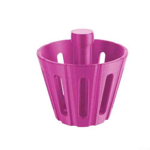 Besttoolifes Soporte de filtro de café reutilizable para B75, cono de prensa de papel con centro hueco y diseño acanalado, soporte de filtro para cafetera, para material PLA (rosa)