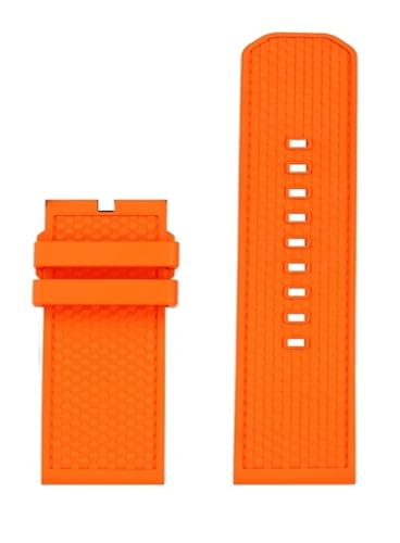 Bracelet montre caoutchouc 22mm compatible Tissot Daredevil Black Warrior