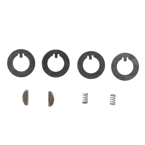 Gdfnmogo Juego de engranajes de accionamiento para cortacésped – Incluye 2 engranajes de piñón, 4 arandelas de empuje, 2 clips de retención, 2 resortes, 2 llaves