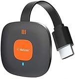 【PLUG AND PLAY】: Kein Laufwerk oder APP erforderlich. Spiegeln und teilen Sie drahtlos alle Inhalte auf dem großen Bildschirm: Bilder, Videos, Online-Filme, Surfen im Internet, Online-Shopping, Dokumente und mehr. Benötigt Stromversorgung während des Betriebs (5V 1A)