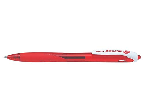 Pilot   Bolígrafo Rexgrip Begreen, Bola 0.7 mm, Rojo, 1 unidad