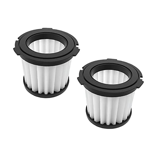 BUFHTDLE WA6077 Air Filter for WORX WX030 WX030L. 9 Vac Vacuum, Black (2)