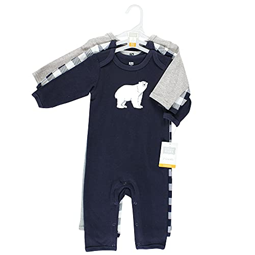 Image of Hudson Baby Baby Cotton Union Suit, 3 Pack