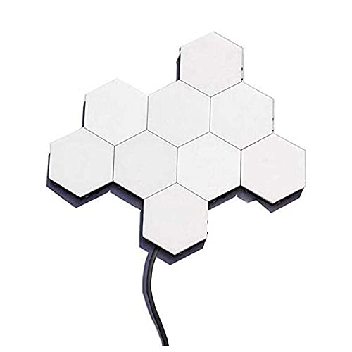 Image of Hexagonal Wall Light, Touch Sensitive Modular DIY Lights Geometry Splicing Hex LED Night Light for Living Room, Bedrooms, DIY Lovers, Gifts (3 PCS)