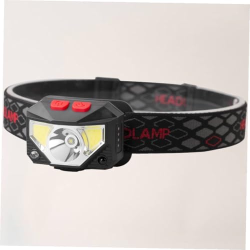 Linterna frontal LED Mikinona recargable USB con luz roja y sensor 6