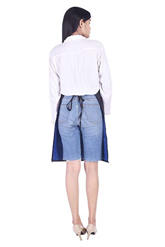 Image of Switchon Waterproof Polyester Apron with Pockets | Free Size Unisex Kitchen Cooking Chef for Home, Cafe, Hotel & Restaurant | Multi-Purpose for Gardening, Painting & Craft Work