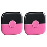 2 Stück sichere Haarschneidebürste für Kinder mit abnehmbaren Spitzern und gebogenen Zähnen für sanfte Haarschnitte, Babyhaarschneider mit Sicherheitsschutz