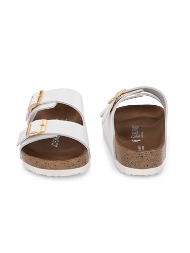 Image of EL PASO Leather Fashion Sandals Casual Platform Heels Wedges Cork Sole Sandal for Women & Girls