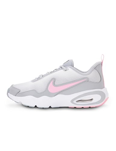 Nike Big Kids' Air Max Nova Shoes, White/Med Soft Pink-Wolf Grey-Pearl Pink, 4Y
