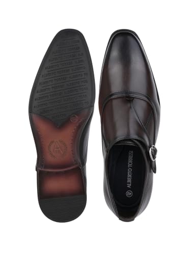 Image of ALBERTO TORRESI Hungary Series 606 Formal Monk Shoes
