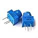 FABULETTA 20-Pack Trim Potentiometer Set with Blue Knobs, Variable Resistors in 1K/10K/50K/100K Ohm Values, Compact 9.5mm Design for Arduino, Robotics, and Industrial Con(1K10K50K100K)