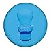 Bizzu Bath Tub Drain Stopper, Blue