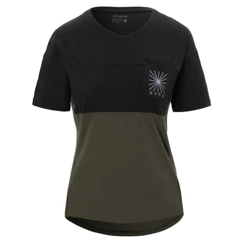 Jersey trail Giro Noir Ride vert taille L unisexe pour passionnés de VTT