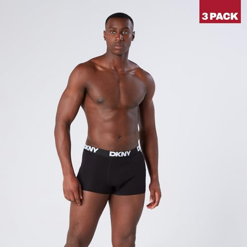 DKNY Seattle Mens Boxers Shorts Multipack | Cotton Boxers For Men | Soft Breathable Trunks, Premium Cotton Fabric | Mens Underwear Trunks For Him