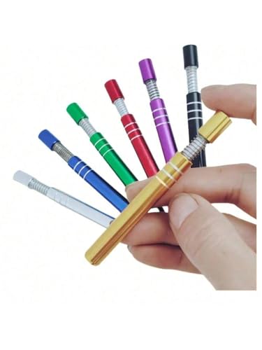 5-Piece Multicolor 𝐎𝐧𝐞 𝐇𝐢𝐭𝐭𝐞𝐫 𝐏𝐢𝐩𝐞, 3.25 inch Portable...