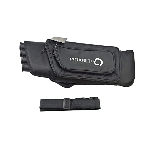SHARROW Archery Quiver 4 Tube Arrow Quiver Holder Portable Back Belt Waist Hanged for Target Archery Arrow Bag (Black) - Image 3