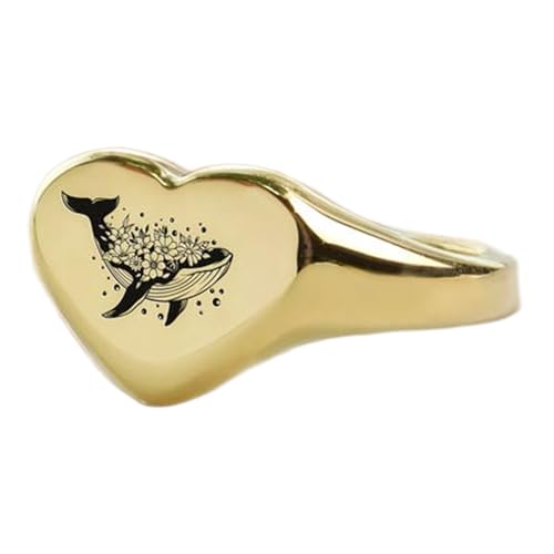Bague cétacé hypoallergénique en argent 925 pour peaux sensibles