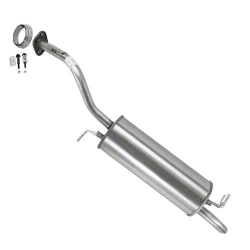 Exhaust Muffler Assembly Compatible with Toyota Prius 2004-2009 1.5L | Stainless Steel | Northeasten Exhaust | Includes Gaskets and Bolt-Kit | Direct-Fit Replacement