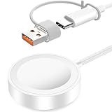 Ya en manzanajugosa.com: Esiposs 2 in 1 Cargador Magnético para Apple Watch 1.2M, Cable Apple Watch Charger USB C USB A Carga Rápida Inducción Cargador Reloj Inteligente para iWatch 11/10/9/8/7/6/5/4/3/2 Ultra 3/SE, Blanco