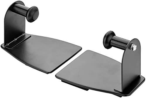 Katzco Magnetic Paper Towel Holder - 12x4x3-Inch Rubber-Coated Magnet Paper Towel Holder - Adjustable Towel Holder with Magnet Pads - Versatile Design for Fridge, Kitchen or Workbenches - Set of 2