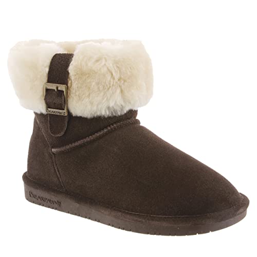 BEARPAW Abby Youth Multiple Colors | Youth's Boot Classic Suede | Youth's Slip On Boot | Comfortable Winter Boot