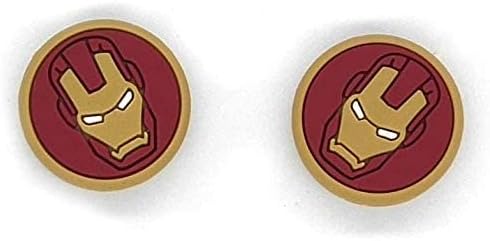 Miniatura 3 de Para PS5 PS4 PS3 Xbox 360 Xbox One Switch Pro Wii u Controller - Tapa de agarre de silicona para el pulgar Iron Man