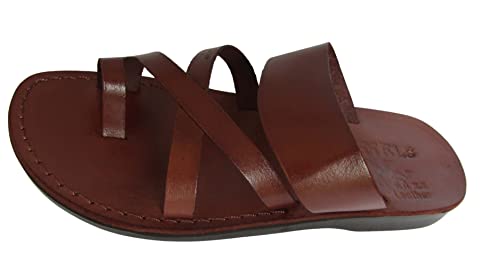 LION OF JUDAH MARKET Biblical Style 8 Unisex Adults Genuine Leather Flip Flops Jesus Sandals2