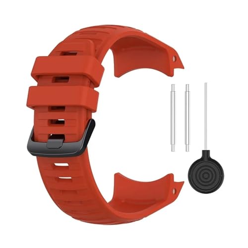 [�����ȓX] �ɓK��Garmin Instinct 2X �E�H�b�`�p�V���R���E�H�b�`�X�g���b�v Instinct 2x �o���h �X�|�[�c���X�g�o���h�x���g�p�����p�u���X���b�g(Red)