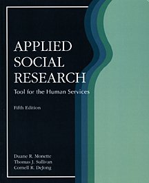 Applied Social Research: A Tool for the Human Services