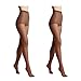 Produktbild Conte elegant 2er-Pack langlebige Damenstrumpfhose Halbmatt - SOLO 20 DEN - Damen Feinstrumpfhose Strumpfhose mit markiertem Höschenteil - Einfarbig Farbe Mocca Größe 5