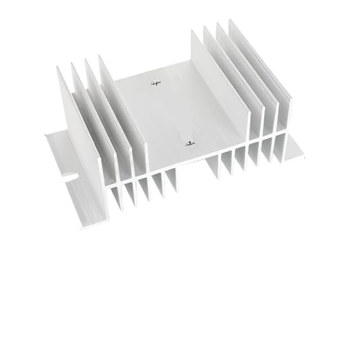 Base de radiador para relé SSR tipo W que evita el sobrecalentamiento en sistemas de potencia