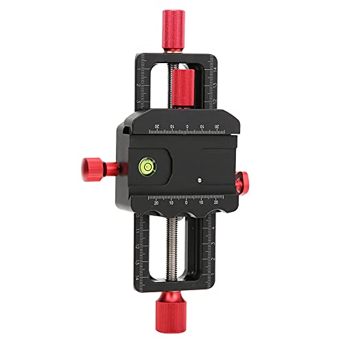 150mm Macro Focusing Rail, Universal Macro Focusing Rail Slider Close up Shooting Head Quick Release Plate Aviation for Detachable Feet, Tripod Ballhead