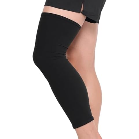 Orthomen Knee Brace Undersleeve Closed Patella Knee Compression Comfortable Knee Sleeve for Under Brace Breathable Leg Sleeves for Men & Women Protects Skin from Abrasions and Irritations (S) Cover