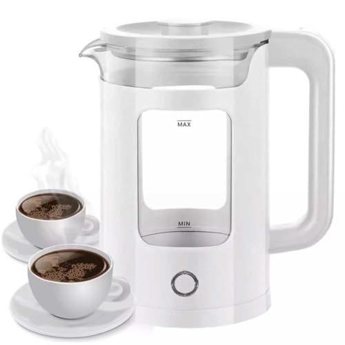 Blendra 2L Electric Kettles - Smart Kettle with Keep Warm, Auto Shut-Off & Boil-Dry Protection, Fast Heating For Coffee, Tea, & More(White)