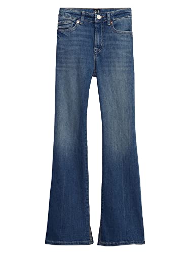 GAP Girls' High Rise Flare Jeans