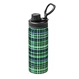 Caractéristiques du design : le couvercle est habilement conçu pour boire à une main. Notre sélection de motifs mignons et intéressants donne à la bouilloire imprimée tartan écossais bleu et vert un charme unique, ce qui en fait un ajout pratique et décoratif à votre équipement quotidien.
