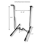 COR Surf Surfboard Stand | Premium Surf Standing Floor Rack Works with Shortboards Longboards | No Center Fin Needed - Image 4