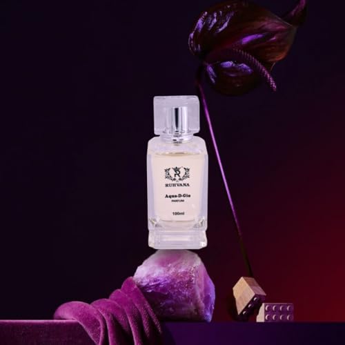 Image of Ruhvana's Aqua-D-Gio Perfume Spray for Men - 100ml Aquatic Aromatic Long-Lasting Fragrance|Apparel Parfum|Bergamot, Patchouli And Rosemary| Ambery & Musky| Perfect For Gift|Eau De Pafum | Premium Long-Lasting Attar Perfume Oil for Daily & Special Use