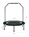 Ludosport Foldable Trampoline Rebounder 40 Inch Fitness Trampoline for Kids Adults Workout Max Load 300 lbs Rebounder Jumping