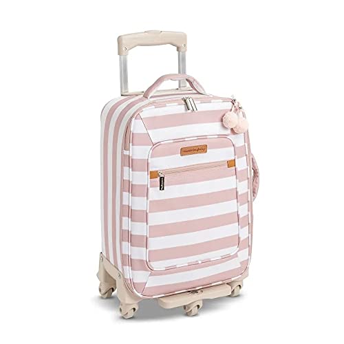 Mala de rodinha de maternidade Brooklin Rosa - Masterbag Baby