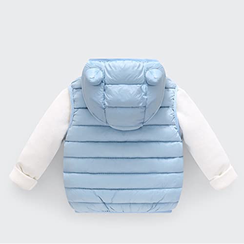 Girls Vests Puffer Quilted Vest Casual Lightweight Sleeveless Jacket Winter Waistcoat Boys Warm Zip Up Jackets with Pocket4